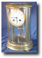 French Crystal Regulator, c. 1880 — Antique Clocks Price Guide