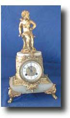 Waterbury Figural Cherub Clock, c. 1900 — Antique Clocks Price Guide