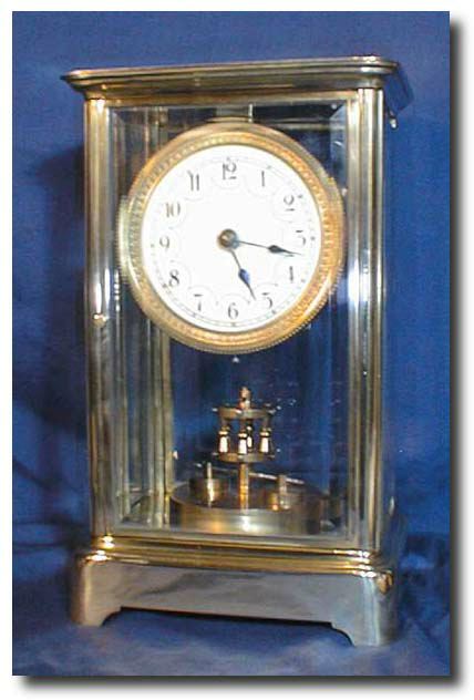 Jahresuhrenfabrik 400-day Crystal Regulator, c. 1800 — Antique Clocks Price Guide