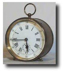 French Alarm Clock, circa 1900's — Antique Clocks Price Guide
