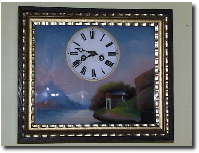 Continental Picture Frame Clock, early 19th century — Antique Clocks Price Guide