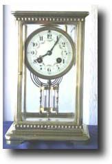 French Crystal Regulator, c. 1905 — Antique Clocks Price Guide