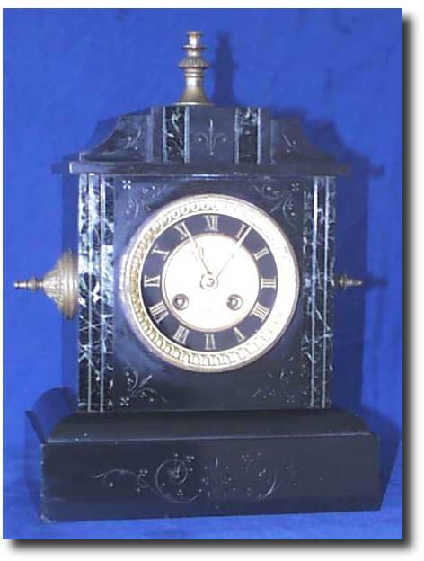 French with marble inserts and bronze fittings, circa 1860's — Antique Clocks Price Guide