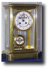 French Crystal Regulator, c. 1890 — Antique Clocks Price Guide