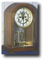 Waterbury " LOZERE" Wood Cased Crystal Regulator, circa 1917 — Antique Clocks Price Guide