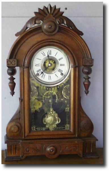 Walnut Kitchen Clock — Antique Clocks Price Guide