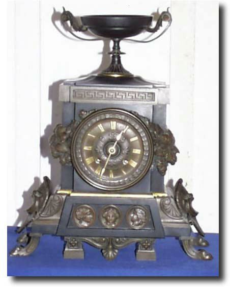 Outstanding French Bronze and Black Marble, circa 1870 — Antique Clocks Price Guide