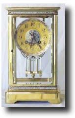 French Cloisonne Crystal Regulator, c. 1860 — Antique Clocks Price Guide