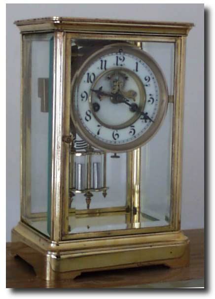 Waterbury Crystal Regulator, "TOULON" model, c. 1910 — Antique Clocks Price Guide