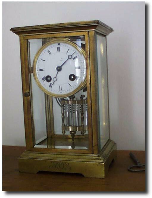 French Crystal Regulator, c. 1890 — Antique Clocks Price Guide