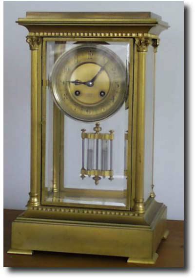 Large French Crystal Rregulator, c. 1890 — Antique Clocks Price Guide