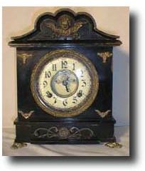 Metal case Clock — Antique Clocks Price Guide