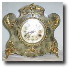 New Haven Metal case Clock — Antique Clocks Price Guide