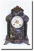 New Haven Charlemont Metal Case with Diamond like Stones around dial, circa 1900