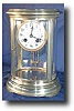 French oval crystal regulator, c. 1890
