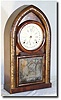 Beehive clock case with E. Ingraham Calendar works, 19th century