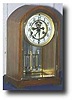 Waterbury " LOZERE" Wood Cased Crystal Regulator, circa 1917