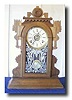 Walnut Kitchen Clock. , circa 1900's