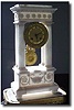 French Marble Portico with Dome., circa 1880's