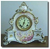 Ansonia Royal Bonn Porcelain Clock, c. 1900
