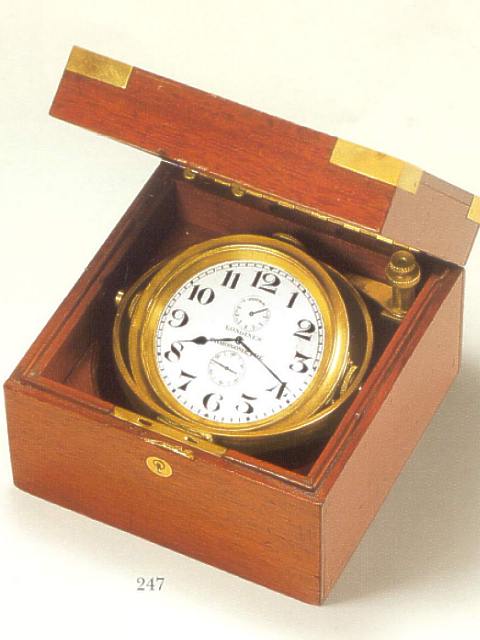 Very fine eight day-going keyless deck watch with 8-day winding indicator. Longines "Chronometre", circa 1922. — Antique Clocks Price Guide