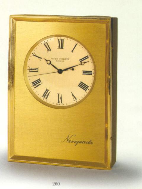 Very fine "Naviquartz", electronic chronometer with center-seconds. Patek Philippe & Cie., circa 1970. Very — Antique Clocks Price Guide
