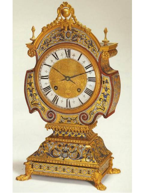 Boulle marquetry hour and half-hour striking pendulum table clock. Didier Lalemand, A Paris, circa 1700 — Antique Clocks Price Guide