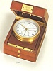 Fine small 40 hour-going deck chronometer with power reserve indication. Leroy, Paris, circa 1880.