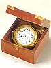 Very fine eight day-going keyless deck watch with 8-day winding indicator. Longines "Chronometre", circa 1922.