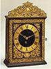 Very fine and rare ebonized hour-striking, early "Religieuse" pendulum wall clock. Nicolas Gribelin, Paris, circa 1680.