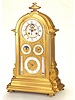 Astronomical pendulum table clock with perpetual calendar, phases of the moon, thermometers in Centigrade and Fahrenheit scales, barometer and special escapement. Le Roy & Fils, circa 1870.