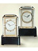 "Pendule Mysterieuse Modele A", 18K gold, onyx, rock crystal and diamond eight day-going Mystery clock. Cartier, Paris, made in 1919.