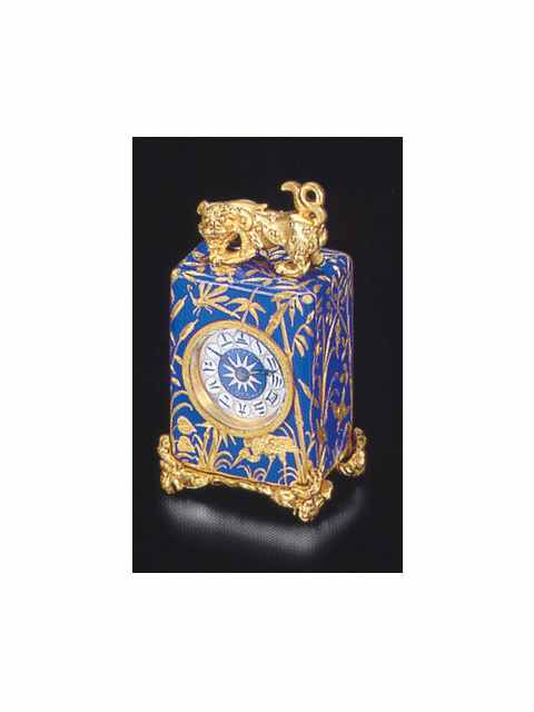 Small gilt brass and enamel carriage clock. French, made for the Chinese Market, circa 1890. — Antique Clocks Price Guide