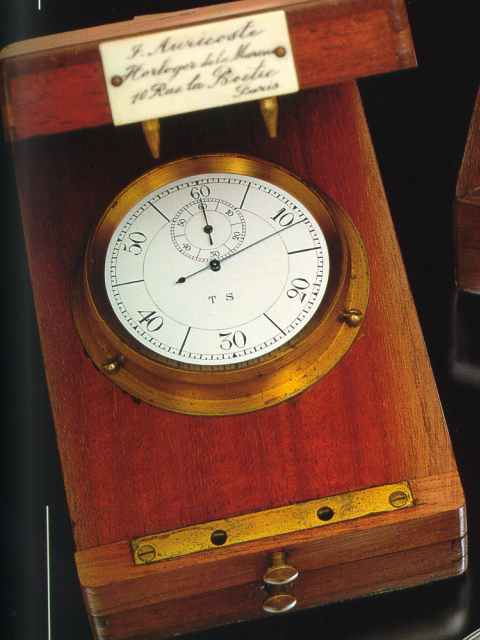 Small sidereal counter. J. Auricoste, Paris, circa 1910. — Antique Clocks Price Guide