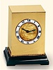 Art Deco 18K yellow gold, enamel and nephrite eight day-going desk clock. Geneva Clock Co., circa 1910.