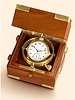 18K gold, keyless one-minute tourbillon regulator in mahogany gimbaled box. James Pellaton, made in 1941.