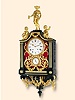Very rare and very fine ebonized and gilt wood eight-day-going, bracket clock. Mercury Swiss, attributable to Meuron, made for the Italian Market, circa 1790.