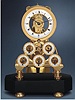8 day-going skeletonized mantle regulator with Gregorian and Revolutionary calendars. Robin a Paris, circa 1795.