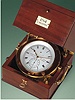 49 hour-going mahogany marine chronometer with power reserve indicator. E. Delepine, France, made in 1896.
