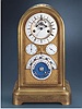 Very fine and rare dead center-seconds, astronomical, 1 month-going mantle regulator. Charles Oudin, Paris.