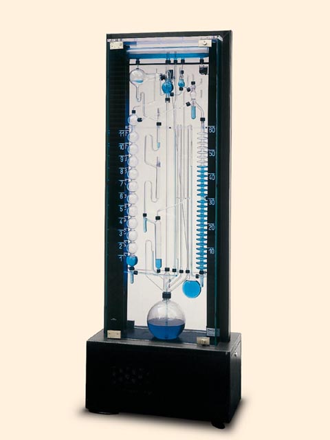 Time-Flow Clock; Bernard Gitton, 1980s. Very rare and unusual pendulum water clock. — Antique Clocks Price Guide