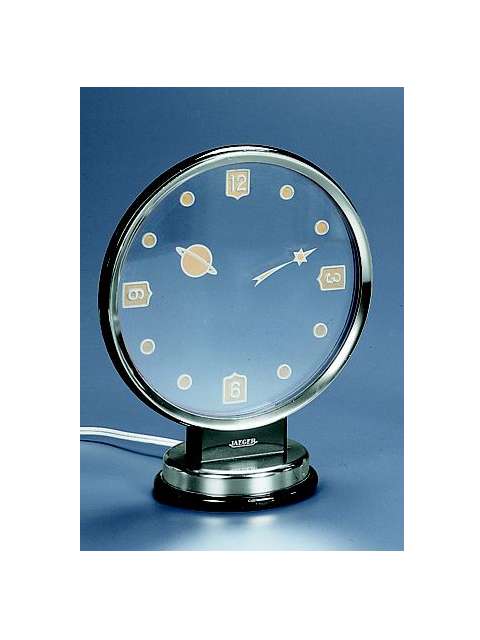 Fine and interesting electric mystery clock. Jaeger, Swiss, circa 1955. — Antique Clocks Price Guide