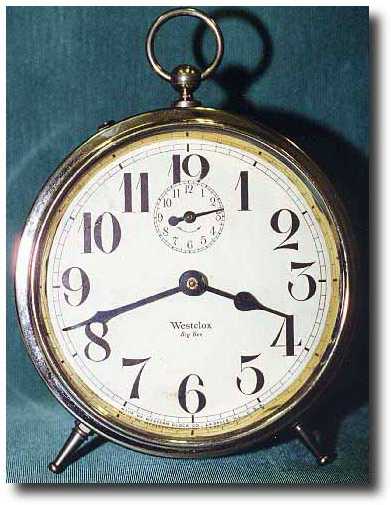 Westclox Big Ben Style 1a Leg Model, Dated 1925 — Antique Clocks Price Guide