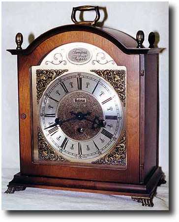 Bulova Modern Westminster Chime Bracket Clock — Antique Clocks Price Guide