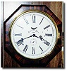 Jerome Lever Wall Clock Rosewood Case