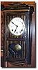 Japanese 8 Day Time and Strike in Hand Grained Case