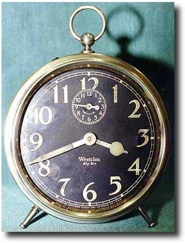 Westclox Big Ben Style 1a Alarm Clock, Dated 1926 — Antique Clocks Price Guide