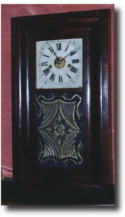 Forestville 8 day OG mantel clock, ca. 1847 — Antique Clocks Price Guide