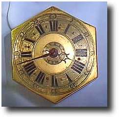 Eastern European 17th style century hexagonal table clock, c. 1775 — Antique Clocks Price Guide