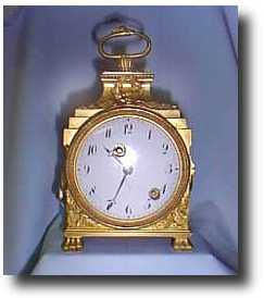 Austrian grande sonnerie quarter repeating Pendule d'Officier, c. 1800 — Antique Clocks Price Guide